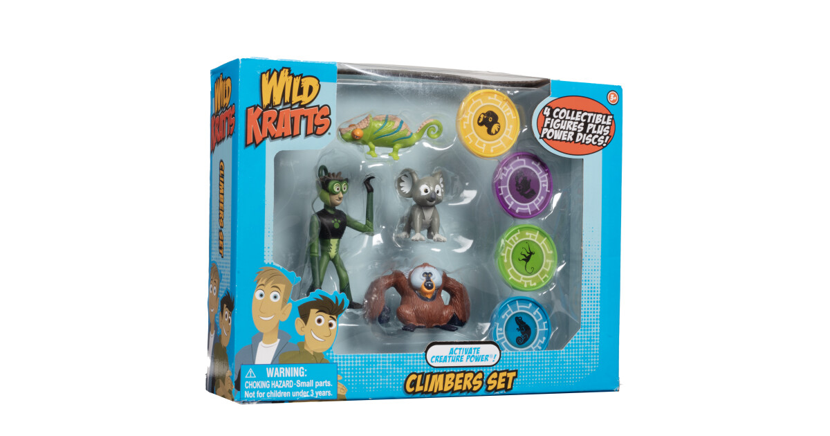 MCワークス 超レア！ガタージグ180L2本 キャタップ40ｇ3本 セット Wild Kratts Climbers Action Figure Set - 4 Pack